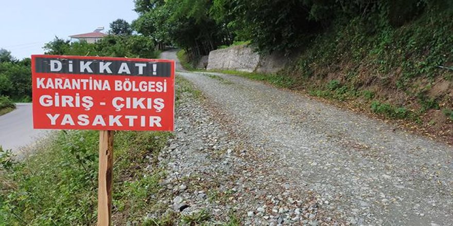 Çorum'da iki köy karantinaya alındı