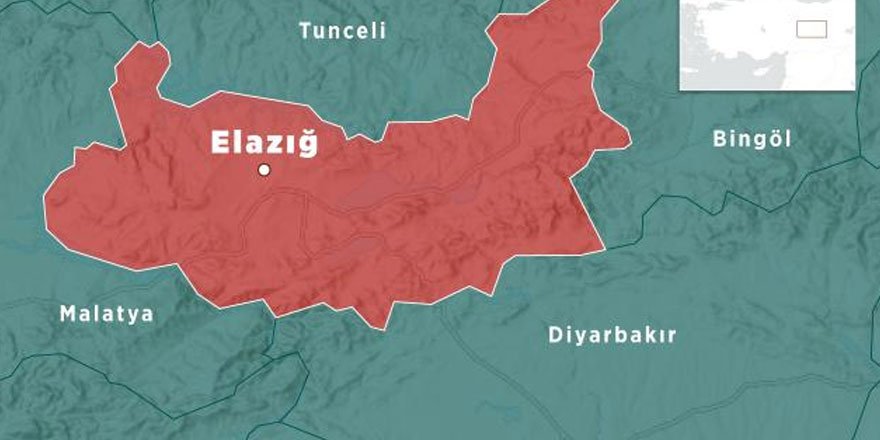 Elazığ'da 4,1 büyüklüğünde deprem