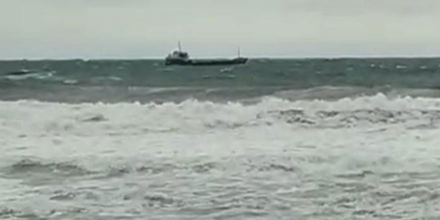 Bartın’da kuru yük gemisi battı