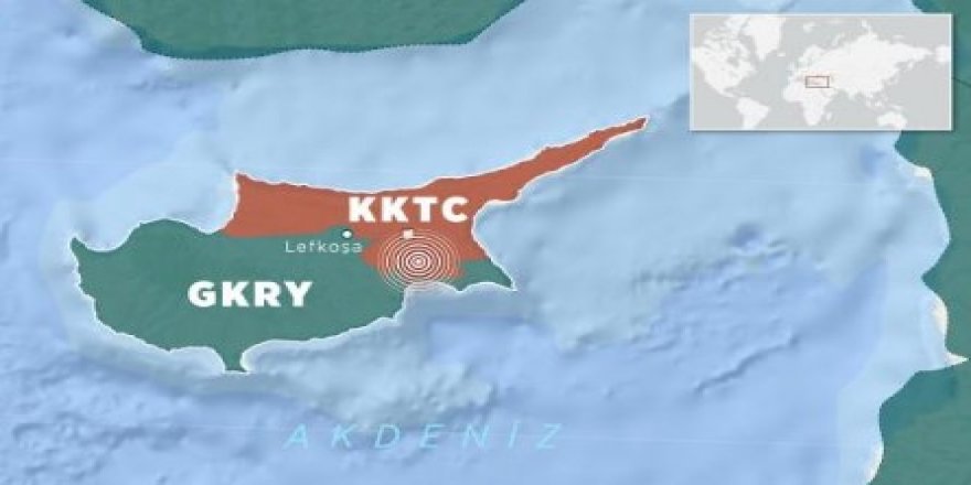 Kıbrıs'ta 5 büyüklüğünde deprem