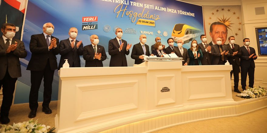 Yerli ve milli trenler için 47 milyon EURO'luk imza atıldı!