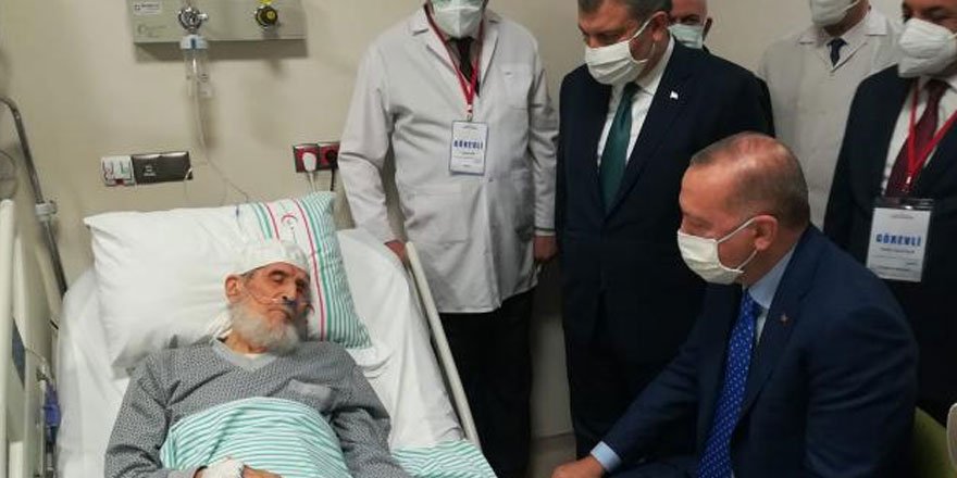 Cumhurbaşkanı Erdoğan'dan hastane ziyareti