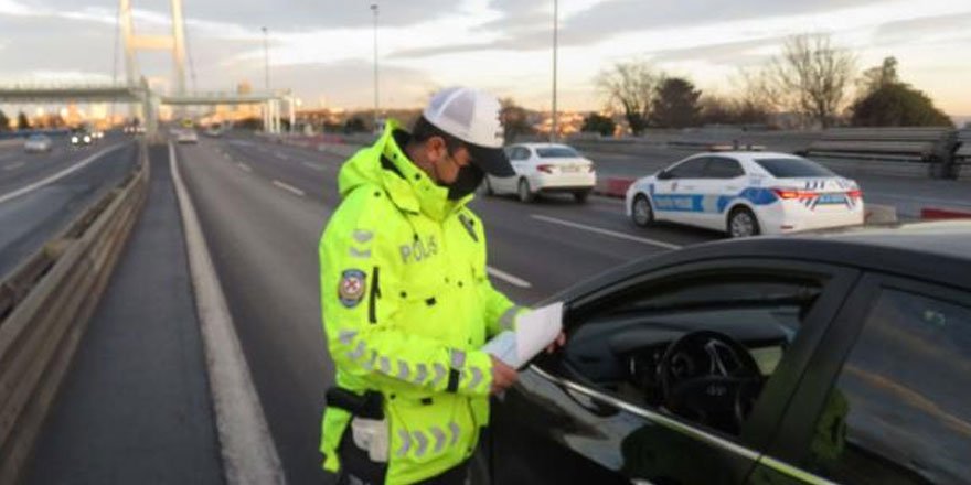Kısıtlama denetimleri: 1 haftada 31 bin 69 kişiye işlem yapıldı