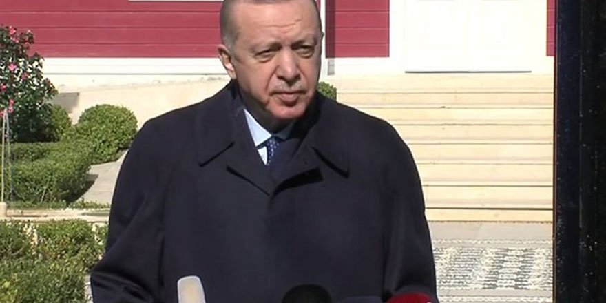 Cumhurbaşkanı Erdoğan'dan kısıtlama sorusuna yanıt