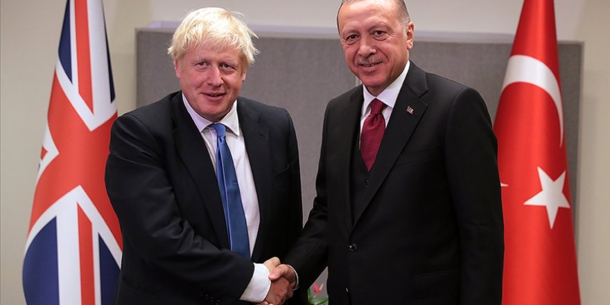 Erdoğan ve Johnson Türkiye-İngiltere ilişkilerini geliştirecek adımları görüştü
