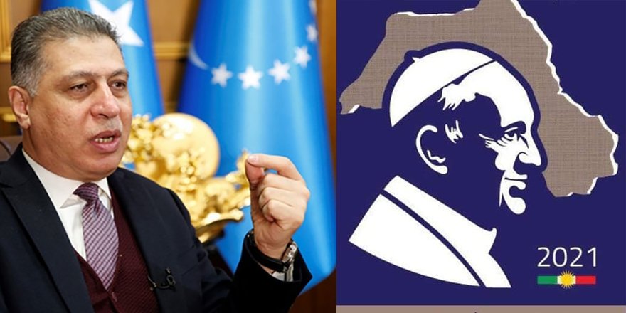 Barzani’nin Papa şerefine bastırdığı puldaki alçakça haritaya bir tepki de Erşat Salihi’den