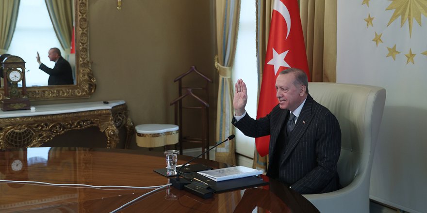 Cumhurbaşkanı Erdoğan AB Komisyonu Başkanı Leyen ve AB Konsey Başkanı Michel'le görüştü