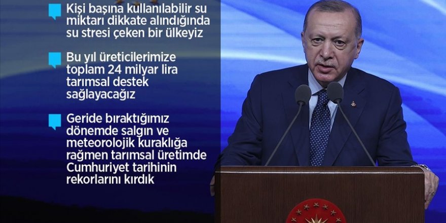 Cumhurbaşkanı Erdoğan: Suyumuzu korumakla vatanımızı korumak arasında hiçbir fark yoktur