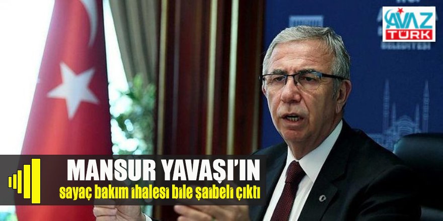 Mansur Yavaş'ın, 'hiç mi doğru işin yok be adam' dedirtecek 21 b'den yapılmış bir şaibeli ihalesi daha çıktı