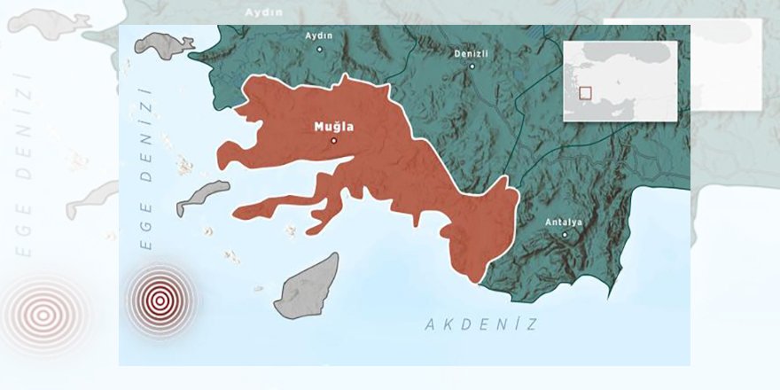 Datça Açıklarında 4,1 Büyüklüğünde Deprem