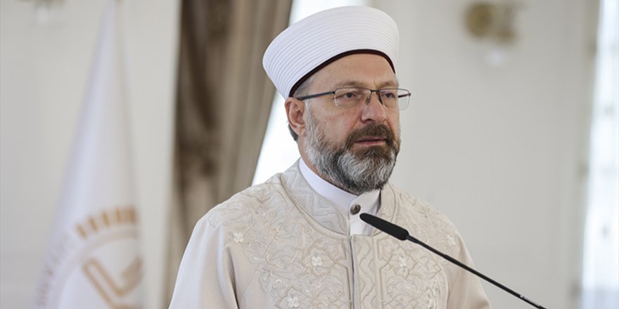 Diyanet İşleri Başkanı Erbaş zekatın önemini hatırlattı