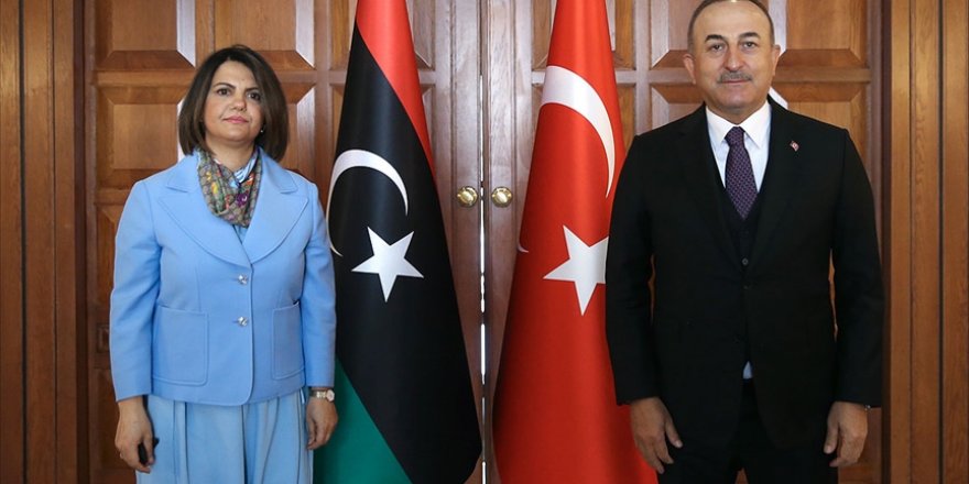 Çavuşoğlu Libyalı mevkidaşı Manguş’la ortak basın toplantısı düzenledi