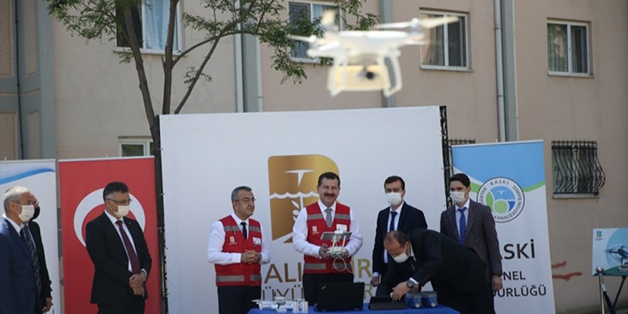 Balıkesir'de 10 bin su sayacı drone ile havadan okunuyor