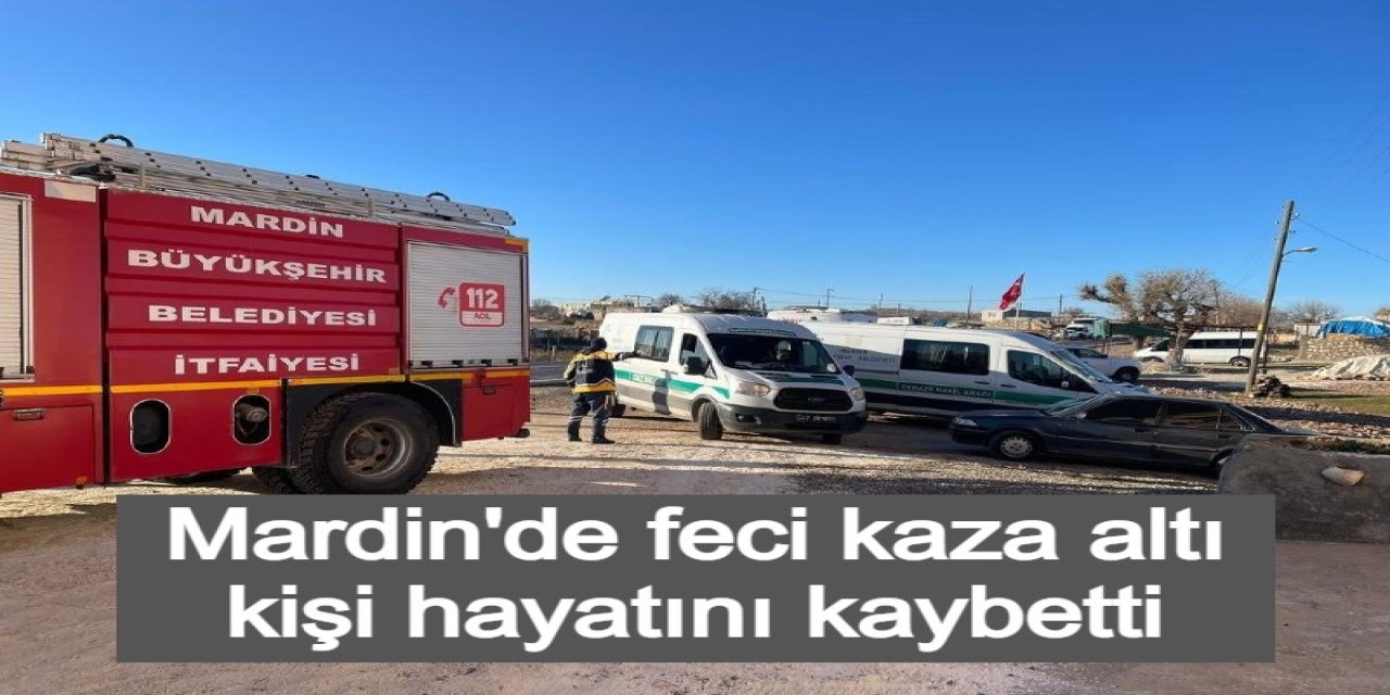 Mardin'de feci kaza altı kişi hayatını kaybetti