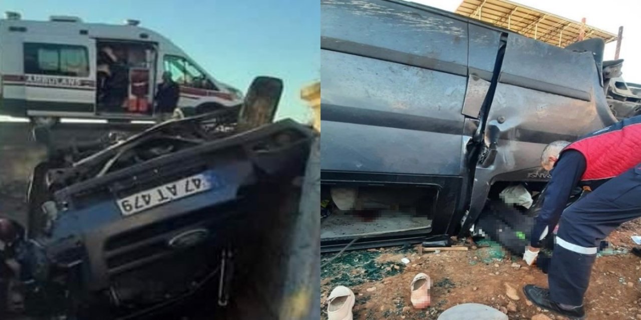 Mardin'de Feci Kaza! Servis Aracı 6 Kişiye Mezar Oldu
