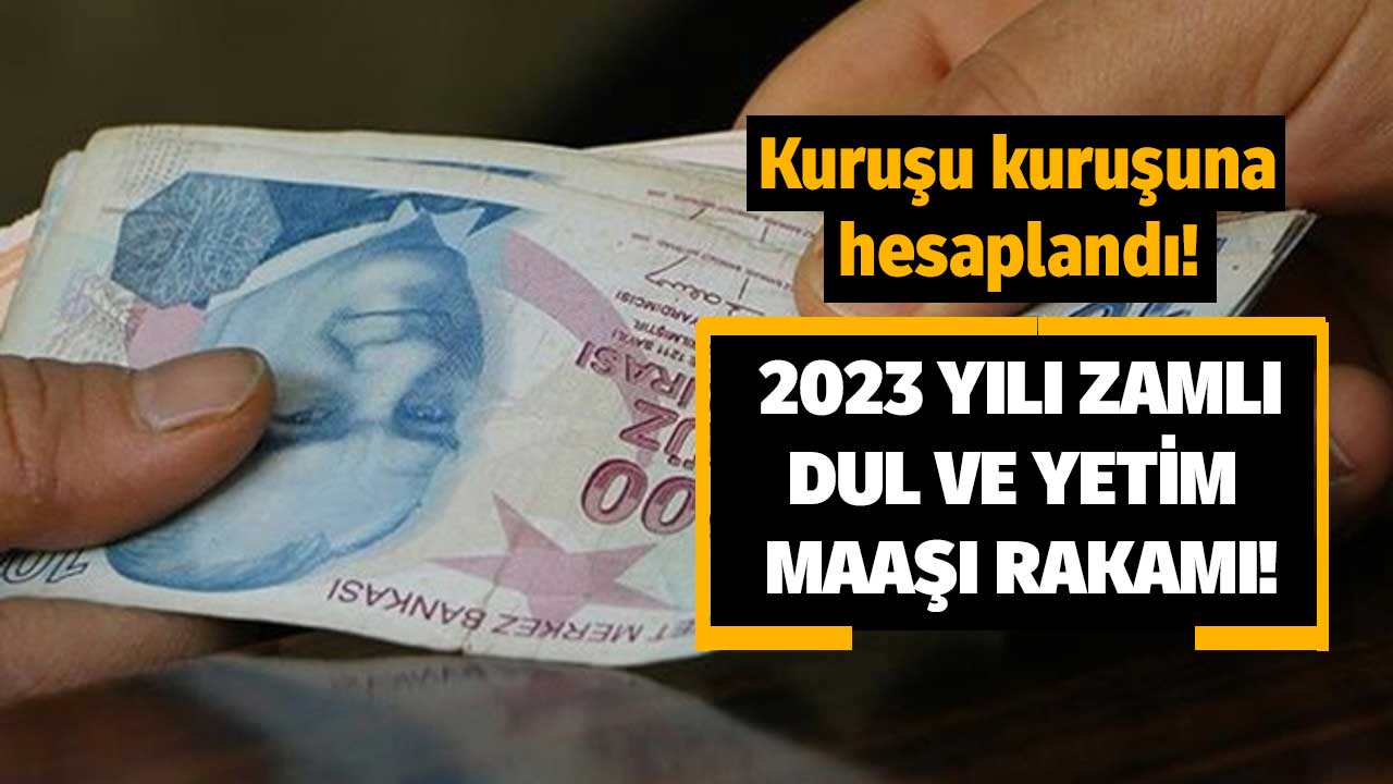 Emekli dul yetim aylığı zamlandı! 2023 maaşı ne kadar oldu?