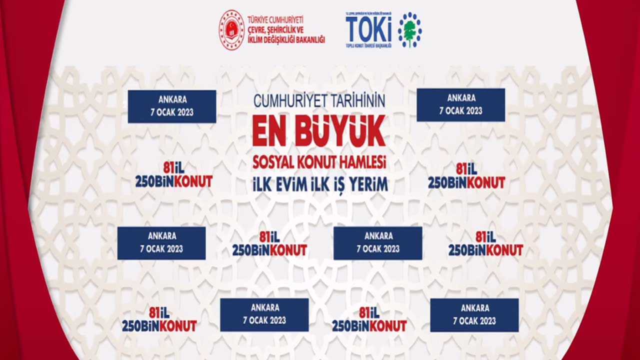 TOKİ Ankara Sincan Yenipeçenek 2+1 ve 3+1 konut projesi kura çekilişi 2+1 3+1 isim listesi 2023