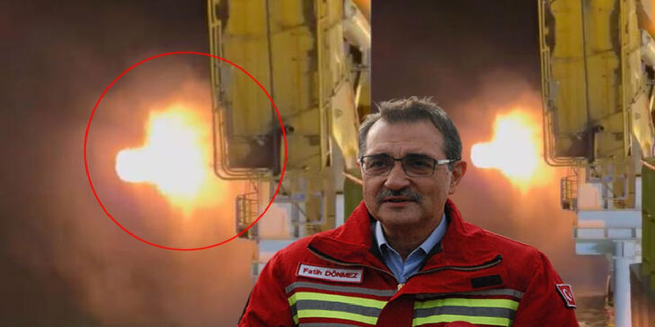 Yerli Gazın Yakma testinden görüntüleri Bakan Dönmez paylaştı