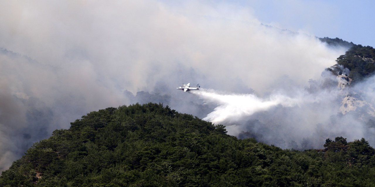 Kaz Dağları’ndaki orman yangını 6 saat sonra kontrol altına alınabildi