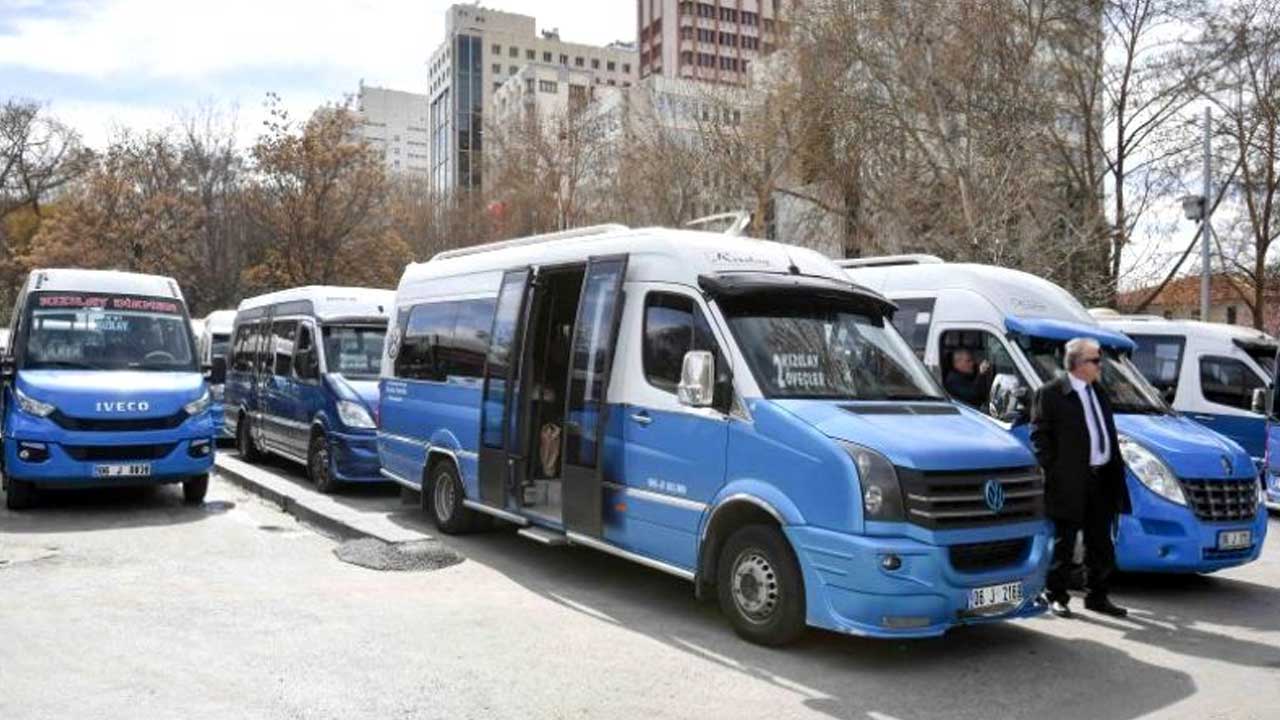 Ankara'da dolmuş fiyatlarına zam geldi