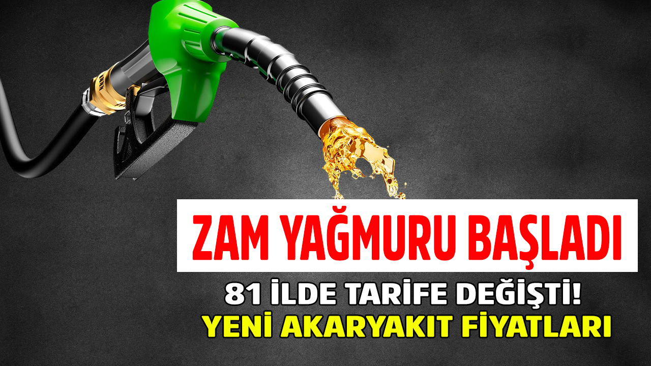 Akaryakıt fiyatları ters köşe! İndirim bekleniyordu zam geldi güncel benzin motorin LGP otogaz fiyatları tarifesi