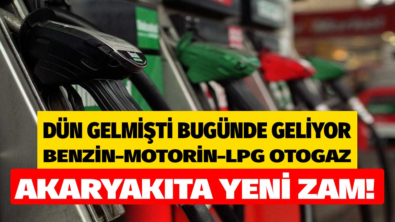 Dün gelmişti bugünde geliyor! Araç sahipleri akaryakıta zam duyuruldu o saatten sonra alan 54 TL fazla öder