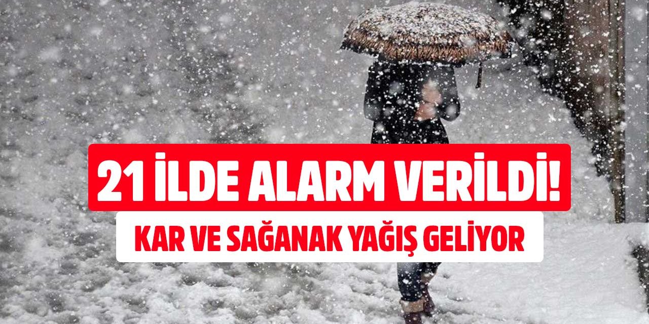 Fragman bitti kış başlıyor! 21 şehre gök gürültülü sağanak yağış ve kar yağışı uyarısı yaptı