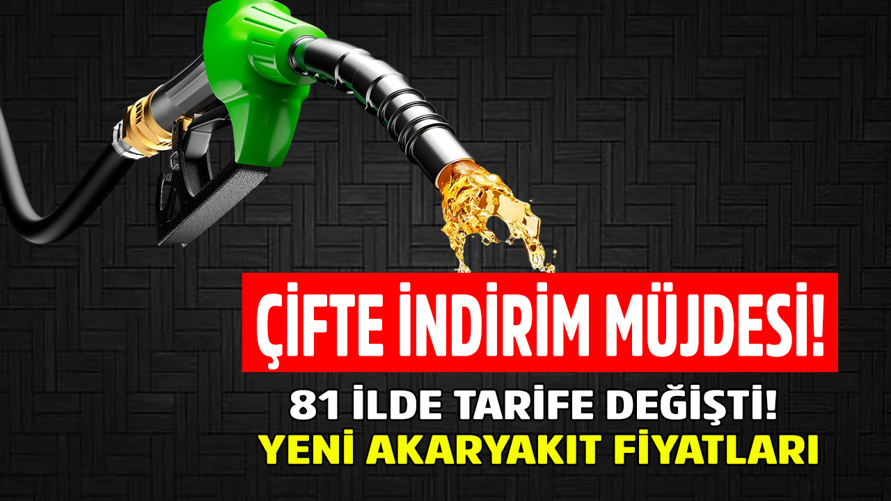 Hem benzine hem motorine çifte indirim! 81 il için benzin motorin LPG otogaz fiyat güncellemesi geldi tarife değişti