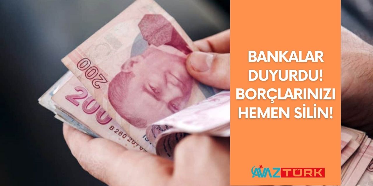 Bankaya borcu olanlar bu müjdeyi vermek bizden! 100 bin TLye kadar borçlarınız tuzla buz oluyor! Hemen detayları öğrenin