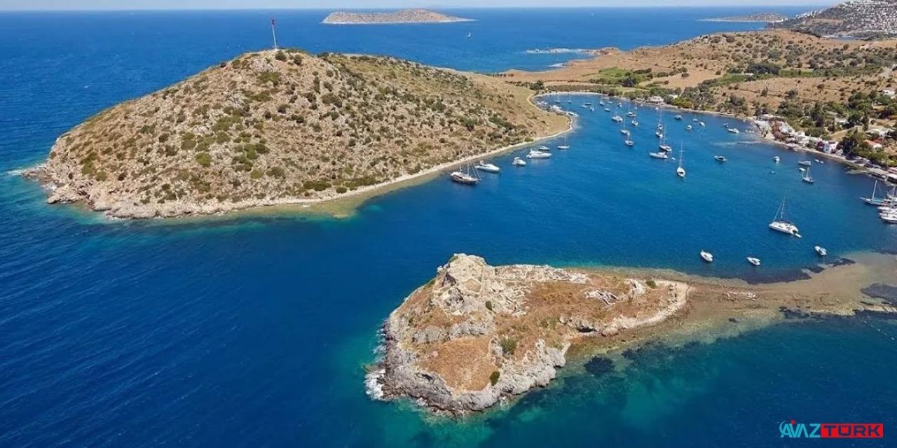 Bodrum'a bağlı, 'tarla' imarlı Küçük Tavşan Adası 220 milyon liraya satılacak