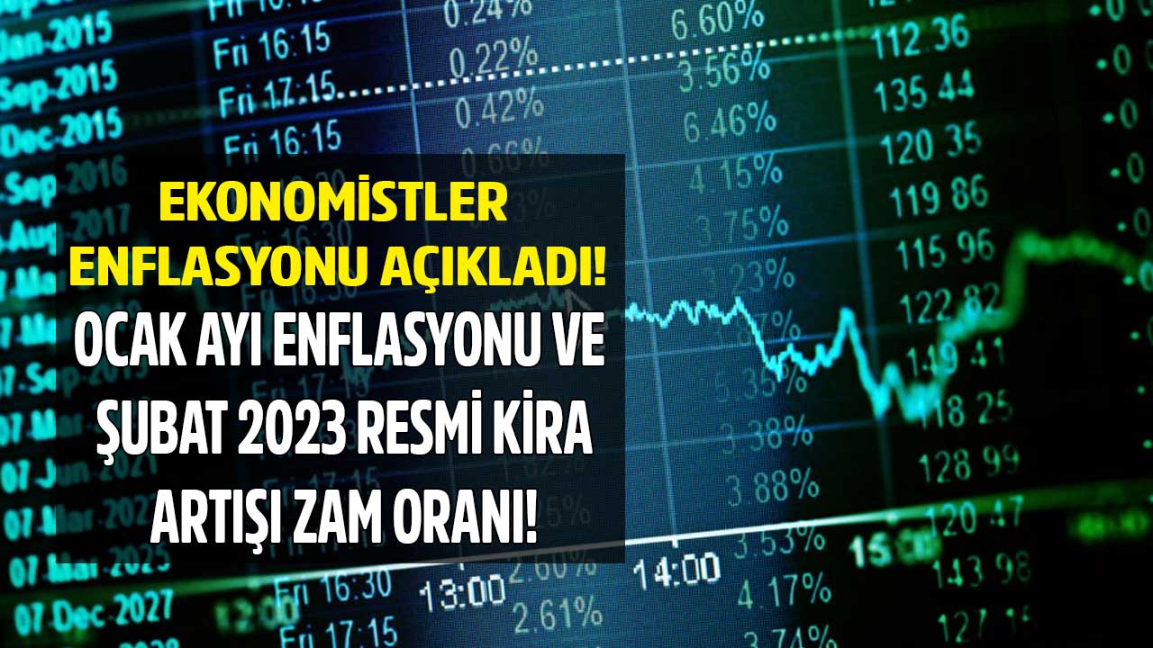 Bloomberg HT ekonomistlerin Ocak ayı enflasyonu Şubat 2023 kira artış oranı beklentisi anketi açıklandı!