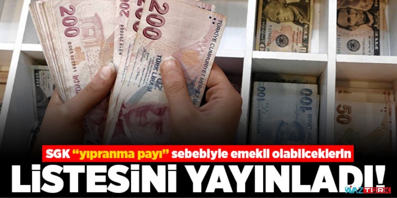 SGK'dan duyuru geldi! O mesleği yapanlar yıpranma payı ile 5 yıl erken emekli olacak