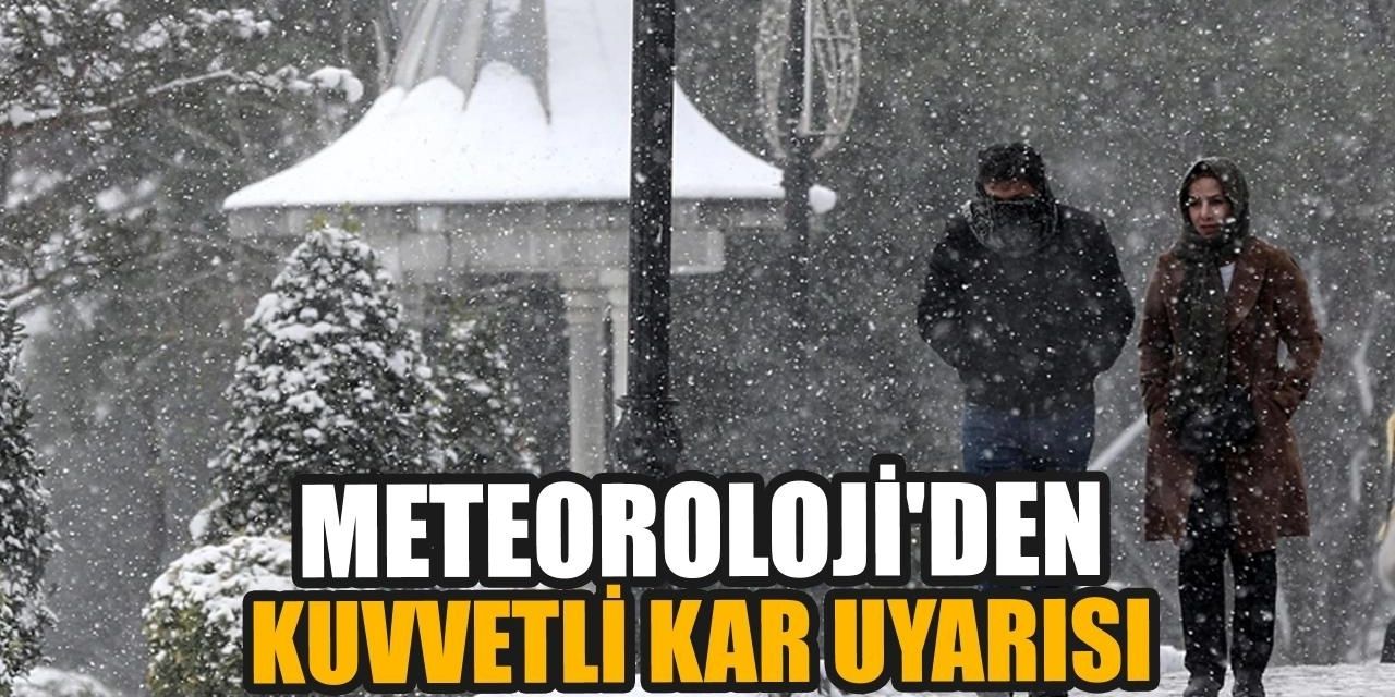 Meteoroloji'den üst üste uyarı! Lapa lapa kar yağacak