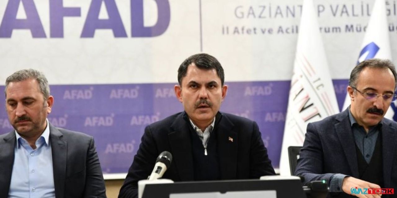 Bakan Kurum Gaziantep'te hayatını kaybeden kişi sayısını açıkladı!