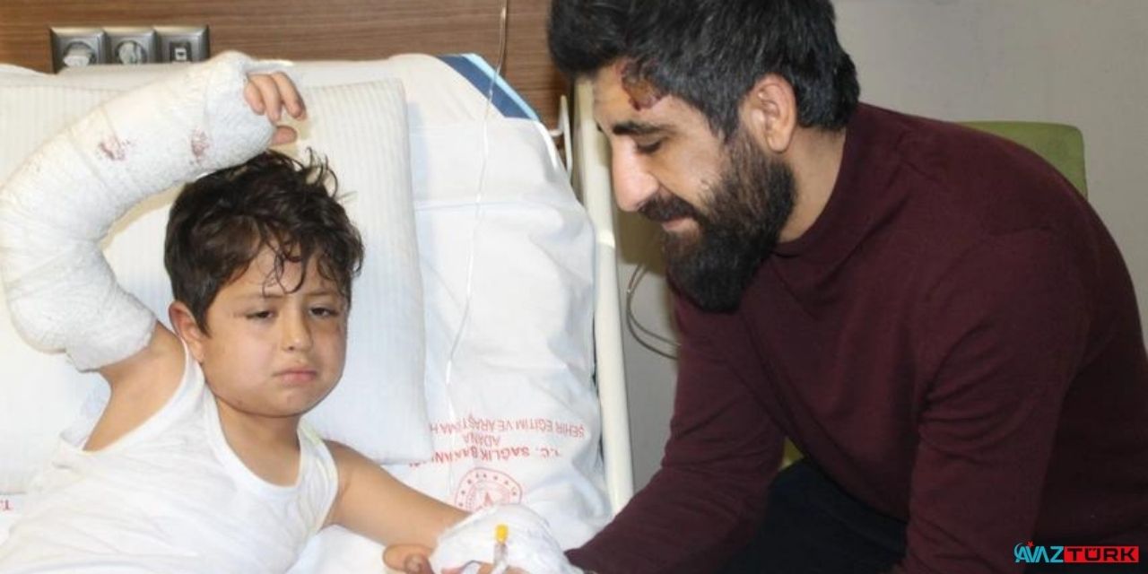 Enkaz altında ayrılan anne oğul hastanede kavuştu!