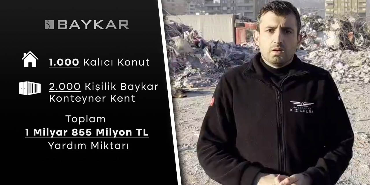 Baykar, depremzedeler için konut seferberliği başlattı! 1000 konut birden bağışladı!