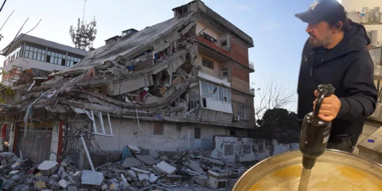 Masterchef'in ünlü şefi Mehmet Yalçınkaya deprem bölgesinde ateş püskürdü!