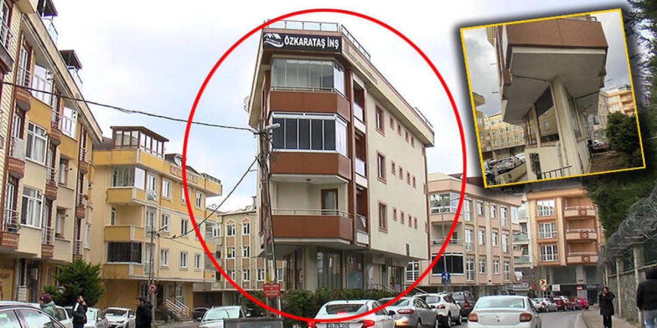 Sosyal Medya bu binayı konuşuyor! Müteahhitten şoke eden açıklama geldi
