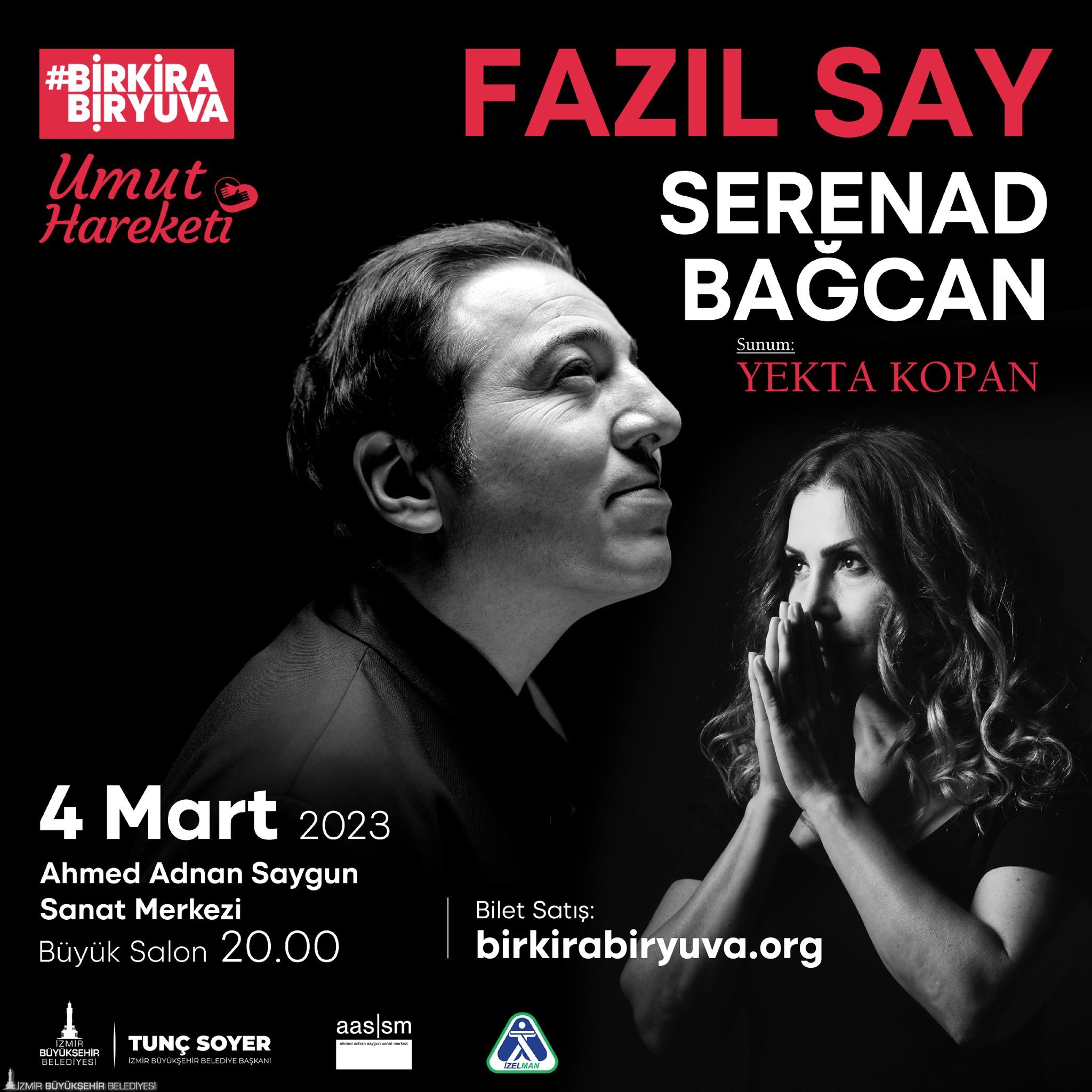 Fazıl Say ve Serenad Bağcan depremzedeler için İzmir’de sahneye çıkıyor: Biletler satışa çıktı!