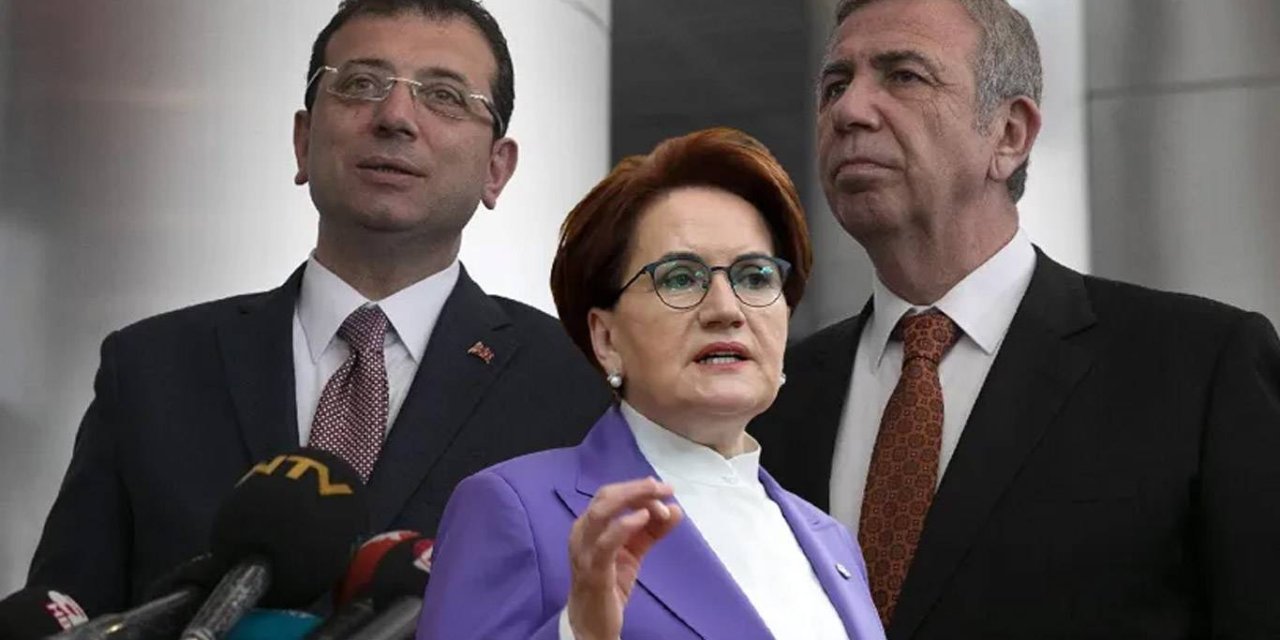 Mansur Yavaş ve Ekrem İmamoğlu, Meral Akşener'e rest çekti: Kılıçdaroğlu yoksa biz yokuz