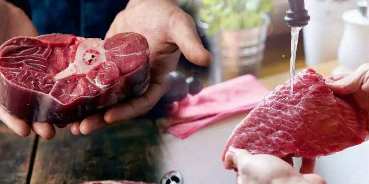 Kırmızı et yıkanır mı? Kanlı et yıkanmazsa ne olur? İşte eti pişirmeden önce yapılması gerekenler...