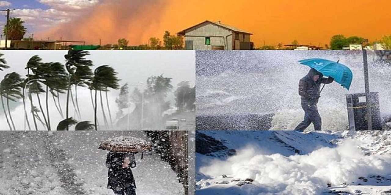 Bugün ve yarın dışarı çıkacaklara uyarı! Her an başınıza bir şey gelebilir! MGM'den felaket açıklama: Sel, fırtına, çığ ve...