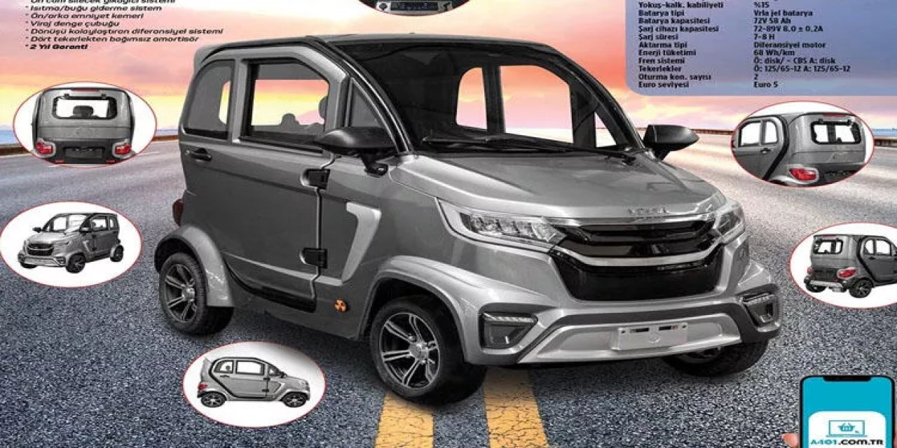 A101'in %100 elektrikli otomobili 119 Bin 990 TL'ye satışa başladı! Arabanın özellikleri gündeme damga vurgu