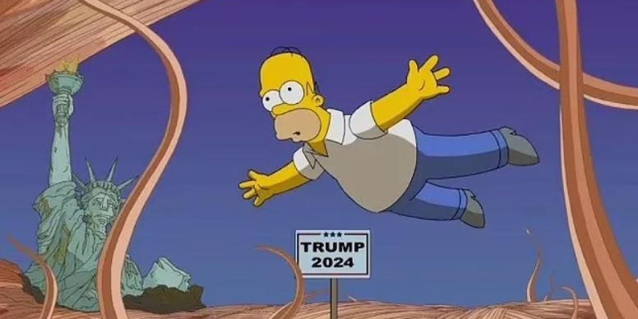 Simpsonlar geleceği yine bildi! Dizideki Donald Trump detayı tüyleri diken diken etti!