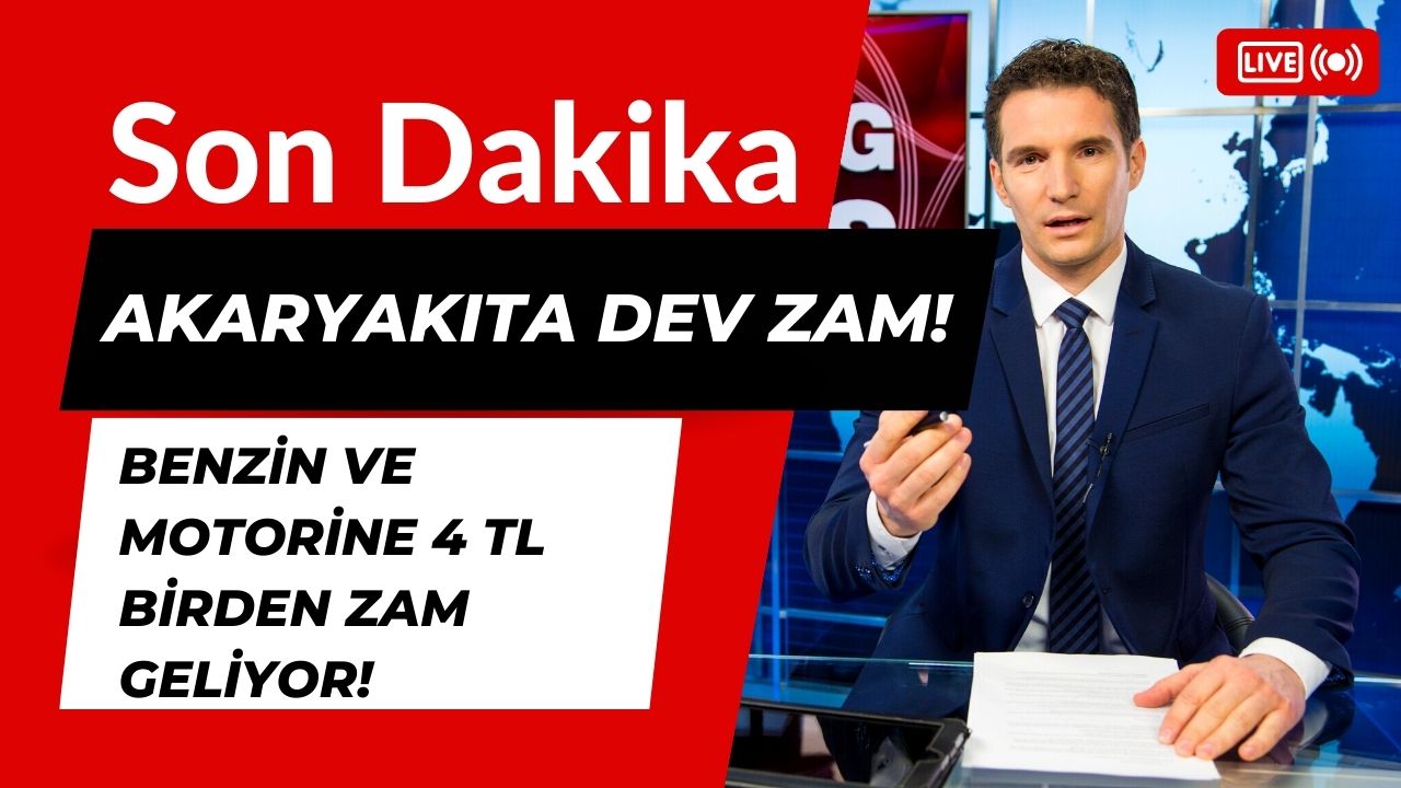 Benzin ve motorine 4 TL’lik zam pompa fiyatlarına yansıtılacak!