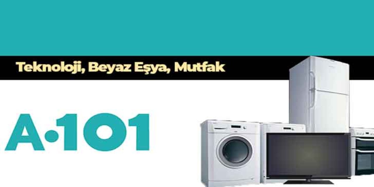 Yeni evleneceklere A101'den dev kampanya! 13 Nisan son gün yetişen alıyor: Buzdolabı, Çamaşır - Bulaşık makinesi, Akıllı TV...