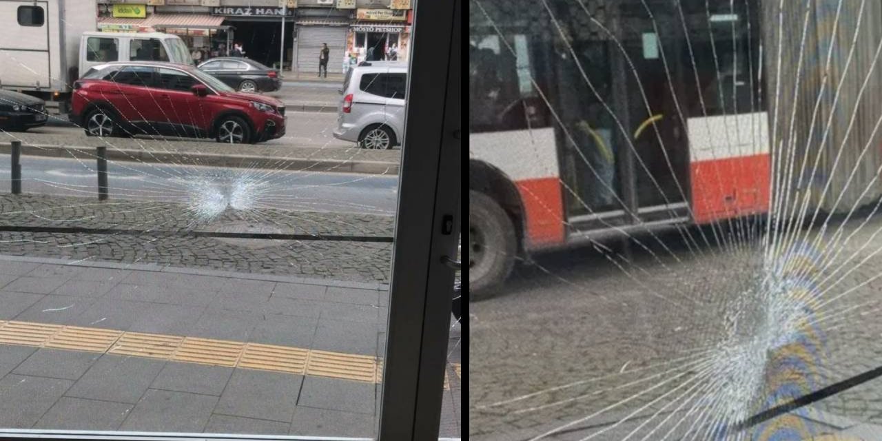 CHP saldırılarında sıra İzmir'e geldi! CHP İzmir seçim bürosunu taşladılar: Camlar bu halde...