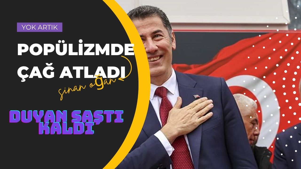 Sinan Oğan popülizmde sınır tanımadı! Öyle bir vaatte bulundu ki duyan şaştı kaldı