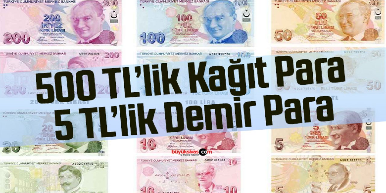Türkiye ekonomisinde 1 TL, 50 kuruş ve 25 kuruşların gramı düştü şimdide 200 TL pul oldu! 500 TL'lik BANKNOT ALARMI