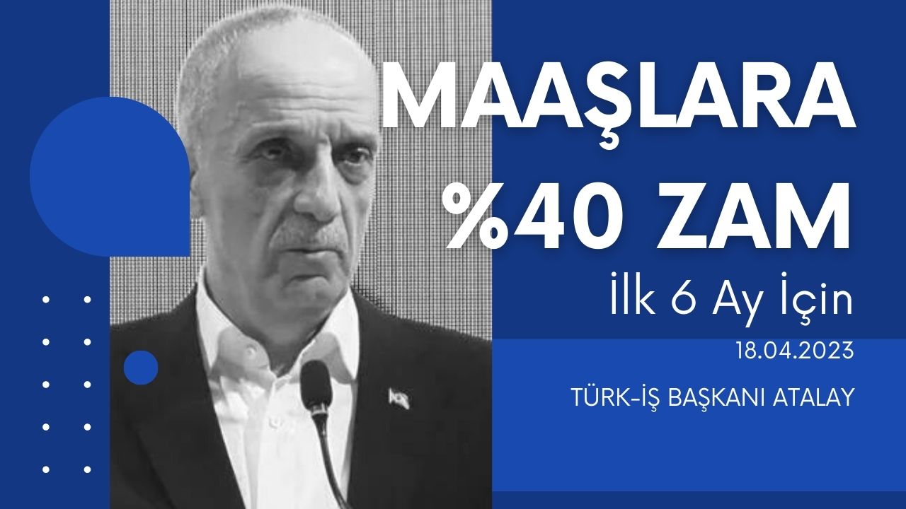 Tüm çalışanları ilgilendiriyor! Maaşlara yüzde 40 zam geleceği açıklandı